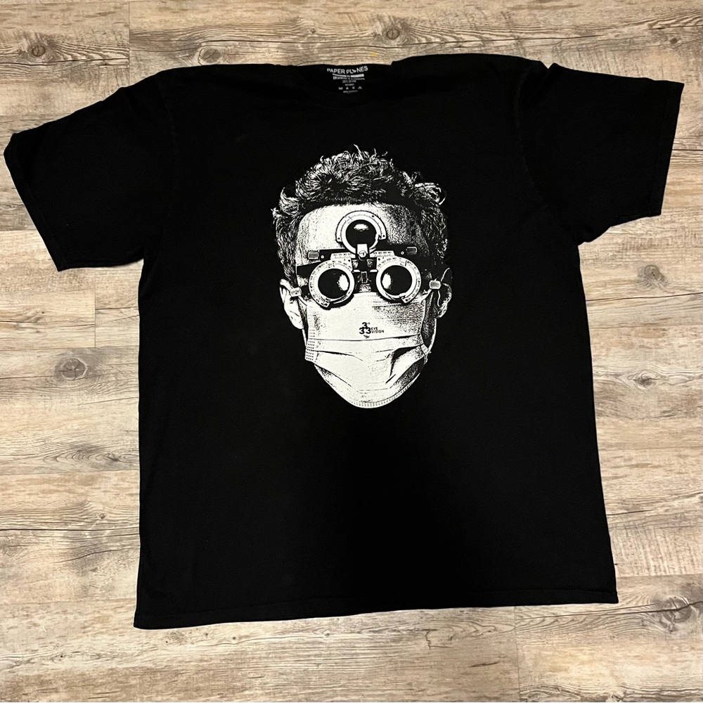 Paper Planes 3rd Eye Vision Black Graphic Tee  2XL